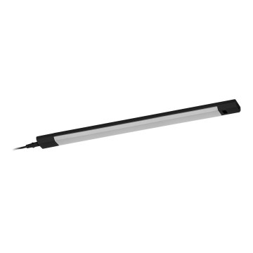 Osram - Luminaria LED RGBW regulable para debajo del mueble con sensor de movimiento LINEAR EDGE LED/8W/230V 50 cm negro + mando a distancia