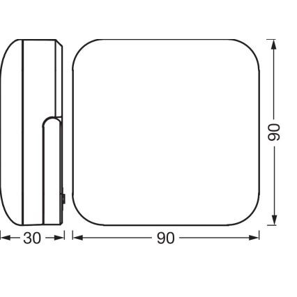 Osram - Luminaria solar portátil NIGHTLUX LED/2W/5V IP54, gris