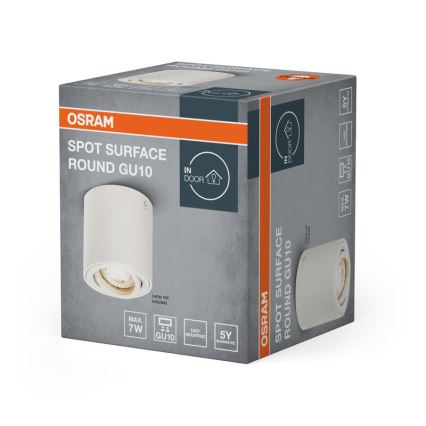 Osram - Luminaria tipo spot SPOT 1xGU10/7W/230V blanca