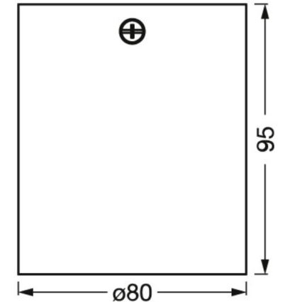 Osram - Luminaria tipo spot SPOT 1xGU10/7W/230V blanca