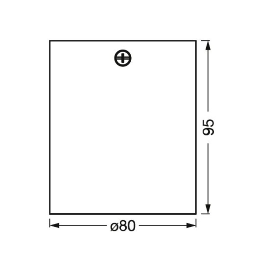 Osram - Luminaria tipo spot SPOT 1xGU10/7W/230V blanca