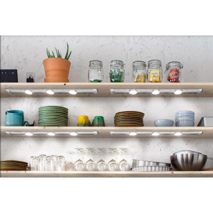 Osram - Luminaria LED regulable para bajo mueble con sensor de movimiento LINEAR MAGNET LED/9,5W/230V 4000K 60 cm blanco