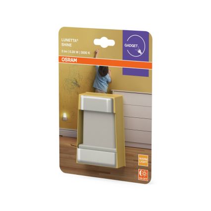 Osram - Luz nocturna LED con sensor crepuscular LUNETTA LED/0,28W/230V 3000K