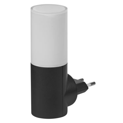 Osram - Luz nocturna LED con sensor crepuscular LUNETTA LED/0,2W/230V negro