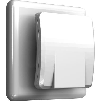 Osram - Luz nocturna LED con sensor de crepúsculo LUNETTA LED/0,3W/230V blanca