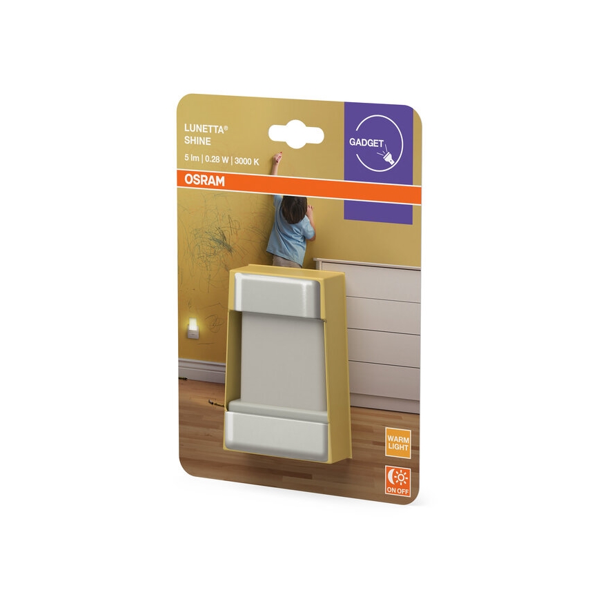 Osram - Luz nocturna LED con sensor LUNETTA LED/0,28W/230V 3000K