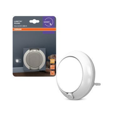 Osram - Luz nocturna LED con sensor LUNETTA LED/0,3W/230V 3000K
