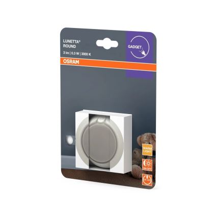 Osram - Luz nocturna LED con sensor LUNETTA LED/0,3W/230V 3000K