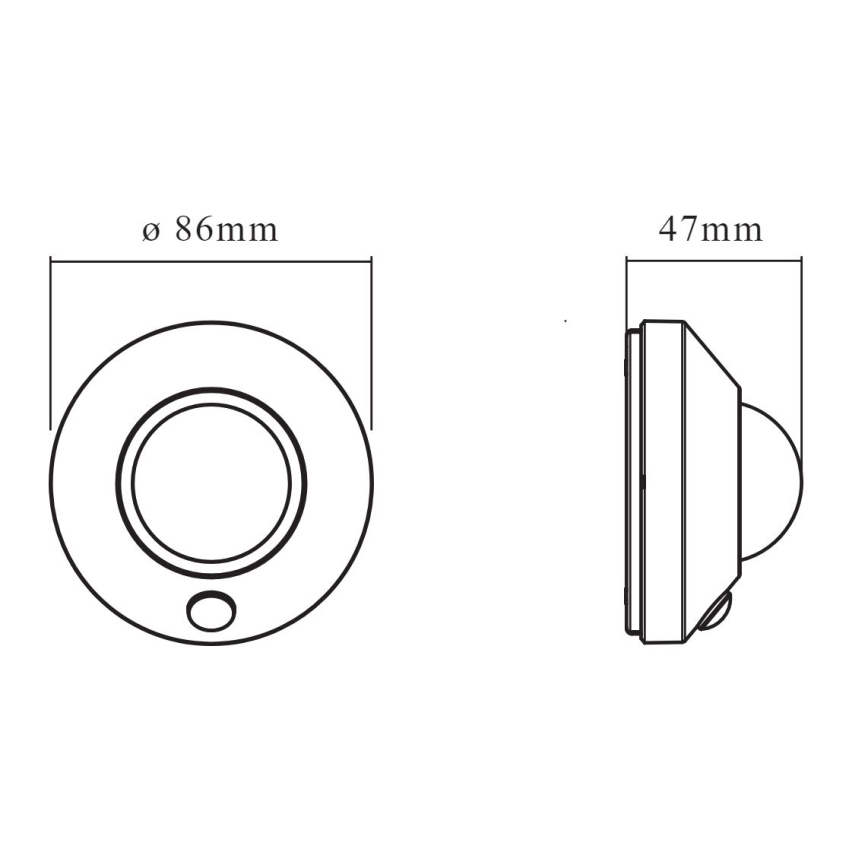 Osram - Luz LED orientativa con sensor NIGHTLUX LED/2W/3xAA, blanco