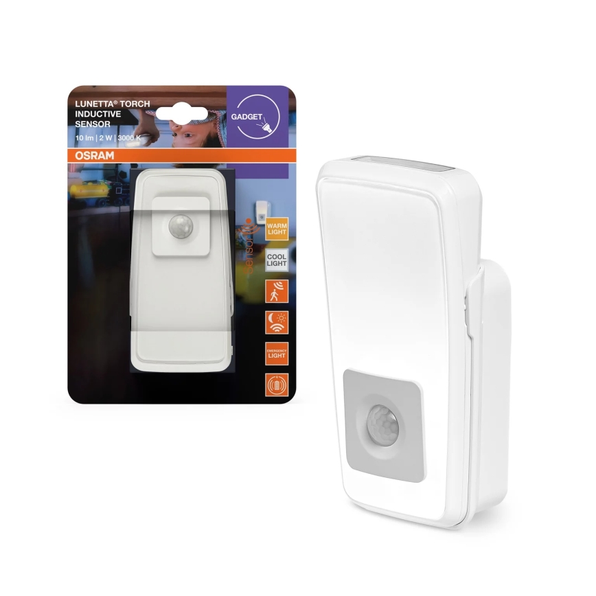 Osram - Luz nocturna LED de enchufe con sensor LUNETTA LED/2W/230V