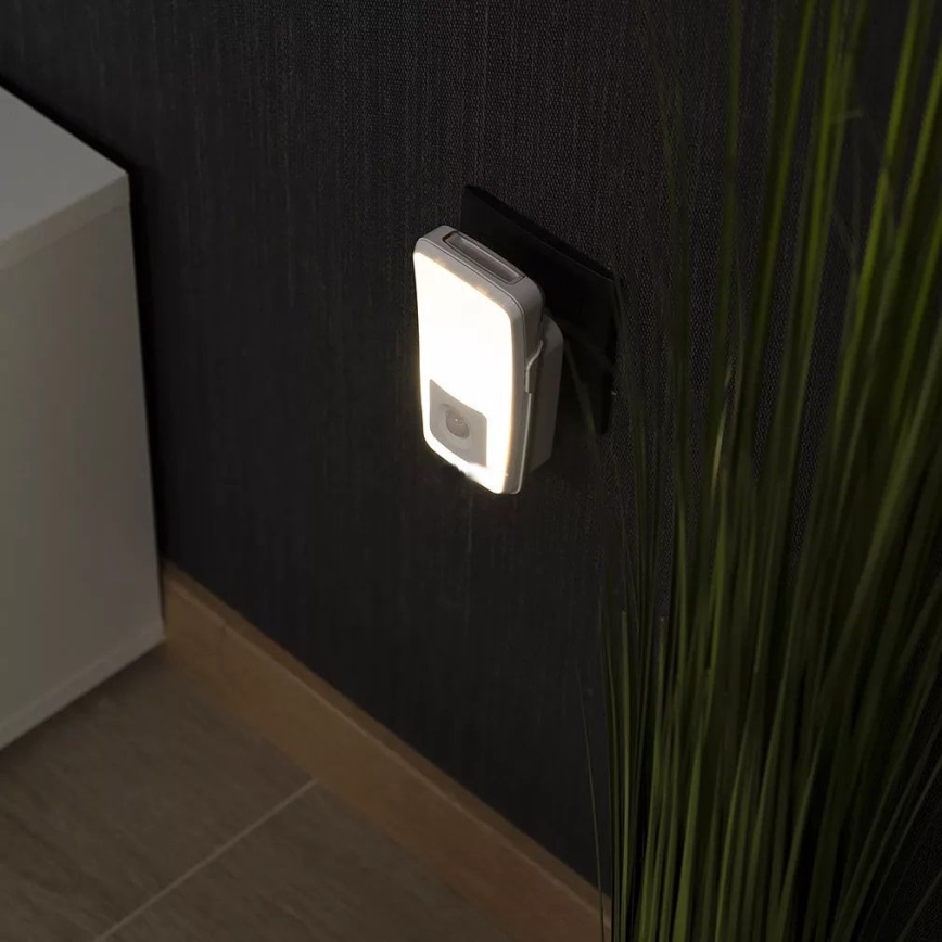 Osram - Luz nocturna LED de enchufe con sensor LUNETTA LED/2W/230V