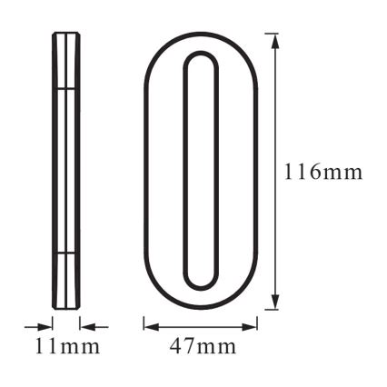 Osram - Luz LED orientativa con sensor de movimiento MOBILE LED/0,5W/3,7V 330 mAh CRI 90 blanco