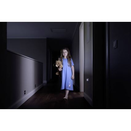 Osram - Luz LED orientativa con sensor NIGHTLUX LED/0,3W/3xAAA IP54 plateada