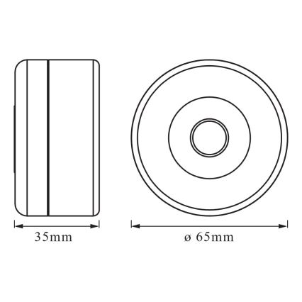 Osram - Luz de orientación LED regulable DOT-IT LED/0,45W/5V 500 mAh blanca
