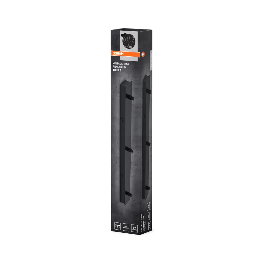 Osram - Montura PENDULUM 230V negra