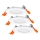 Osram - Pack de 3 luminarias empotradas SLIM LED/4,5W/230V
