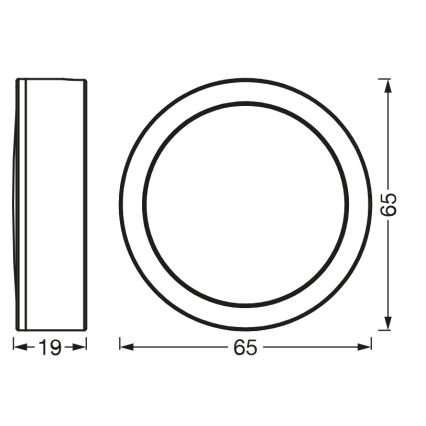 Osram - Pack de 3 luminarias LED para bajo mueble UNDERCABINET LED/3W/230V 3000K blancas