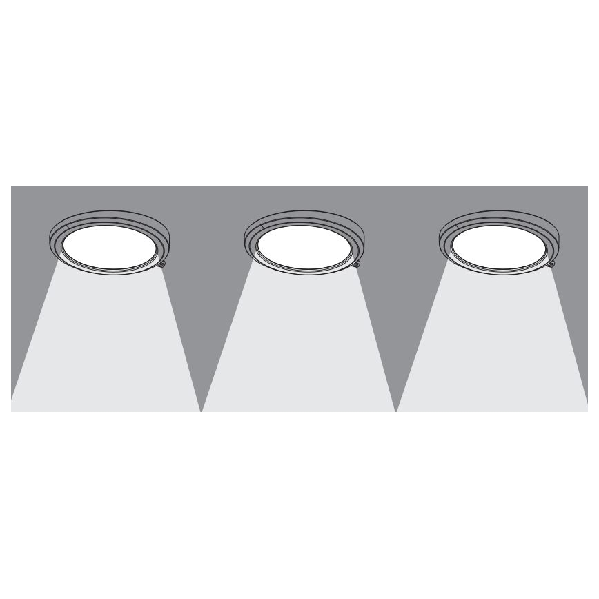 Osram - Pack de 3 luminarias LED regulables para debajo de muebles SMART+ LED/6,5W/230V 3000-6500K Wi-Fi