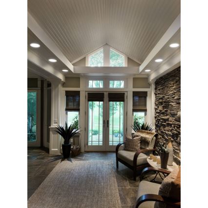 Osram - Set de 6 luminarias empotradas LED ESSENTIAL LED/18W/230V 4000K, Ø 22 cm, blanco