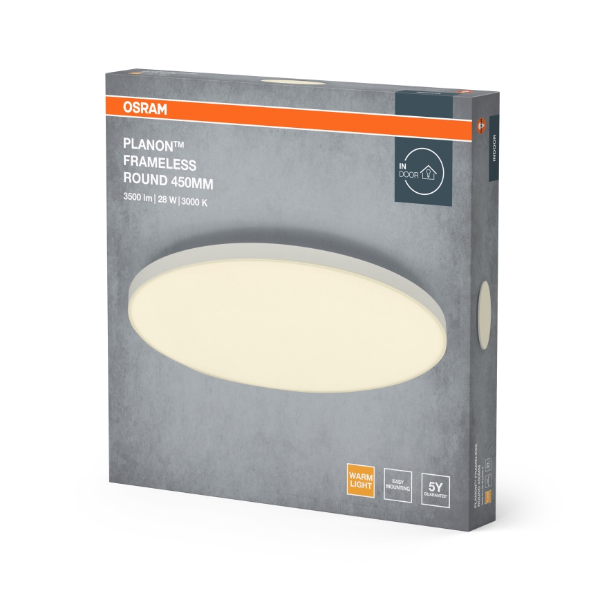 Osram - Panel LED de montaje en superficie PLANON LED/28W/230V 3000K diámetro 45 cm blanco
