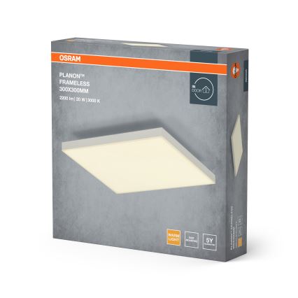 Osram - Panel LED de superficie PLANON LED/20W/230V 3000K 30x30 cm blanco