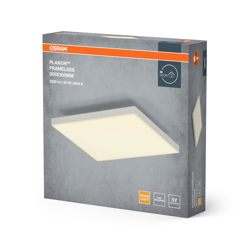 Osram - Panel LED de superficie PLANON LED/20W/230V 3000K 30x30 cm blanco