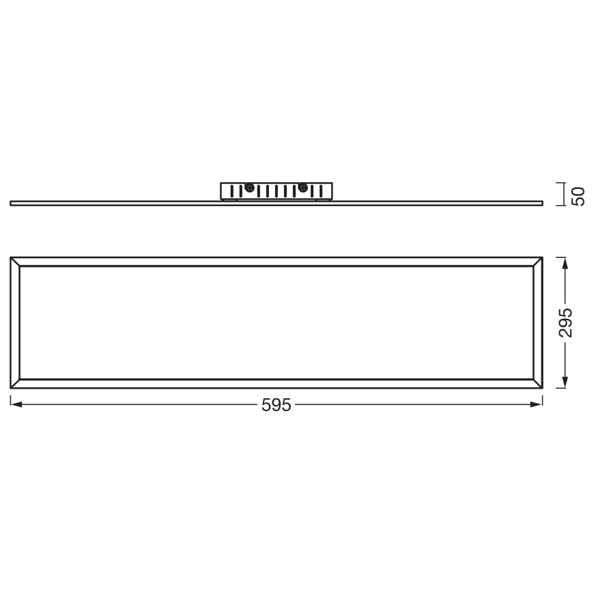 Osram - Panel LED de superficie PLANON LED/22W/230V 3000K 30x60 cm blanco