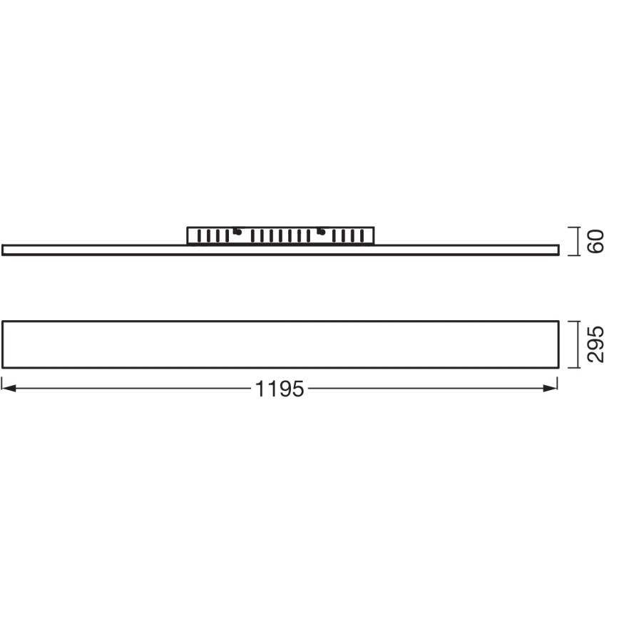 Osram - Panel LED de superficie PLANON LED/40W/230V 3000K 30x120 cm blanco