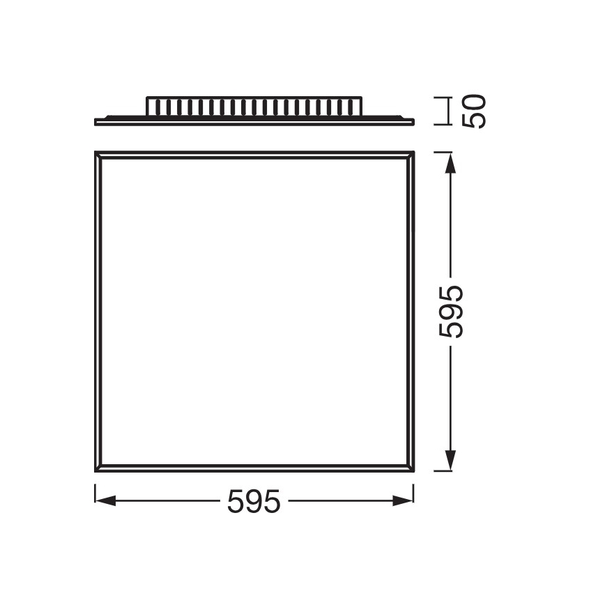 Osram - Panel LED de superficie PLANON LED/40W/230V 4000K 60x60 cm blanco