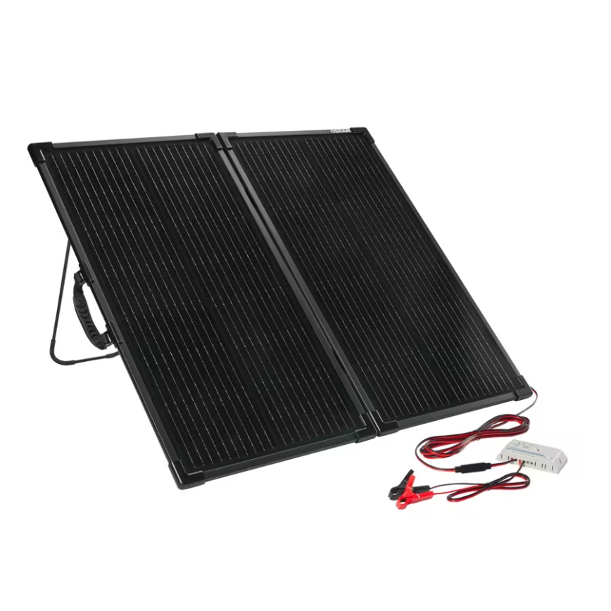 Osram - Panel solar para carga autónoma de baterías BATTERY CHARGE SOLAR 100W IP65