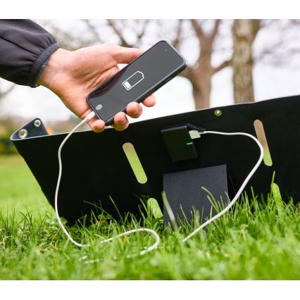 Osram - Panel solar para carga independiente de baterías BATTERY CHARGE SOLAR 20W IP65