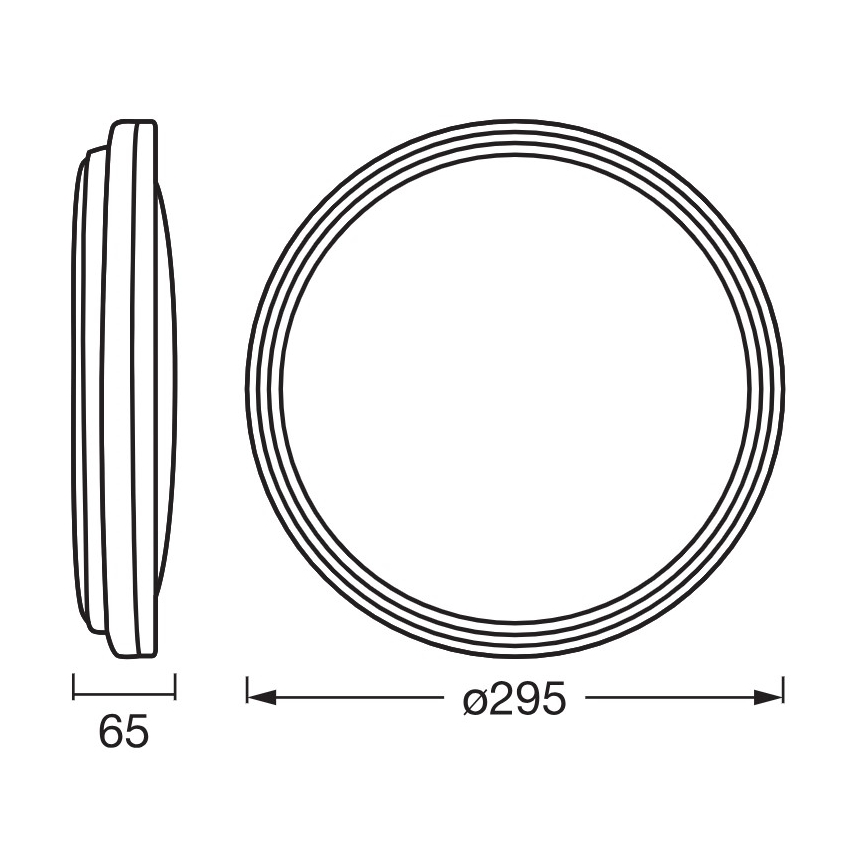 Osram - Plafón de techo LED ORBIS HELMAN LED/16W/230V Ø 29,5 cm plateado