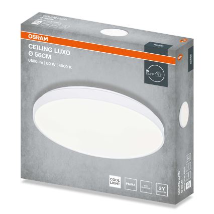 Osram - Plafón LED CEILING LUXO LED/60W/230V Ø 56 cm blanco