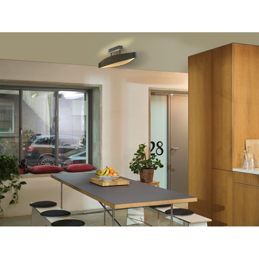 Osram - Plafón LED de superficie DECOR FLAT LED/23W/230V gris