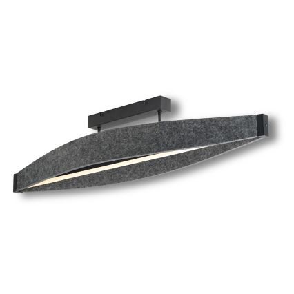 Osram - Plafón LED de superficie DECOR FLAT LED/23W/230V gris