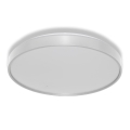 Osram - Plafón LED de techo CEILING LUXO con sensor crepuscular LED/24W/230V Ø 38 cm plateado