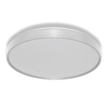 Osram - Plafón LED de techo CEILING LUXO con sensor crepuscular LED/24W/230V Ø 38 cm plateado