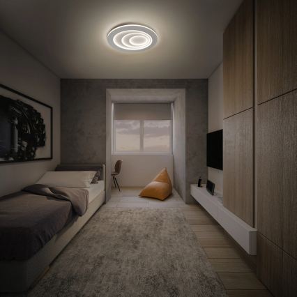 Osram - Plafón LED de techo ORBIS SPIRAL 63W/230V, blanco