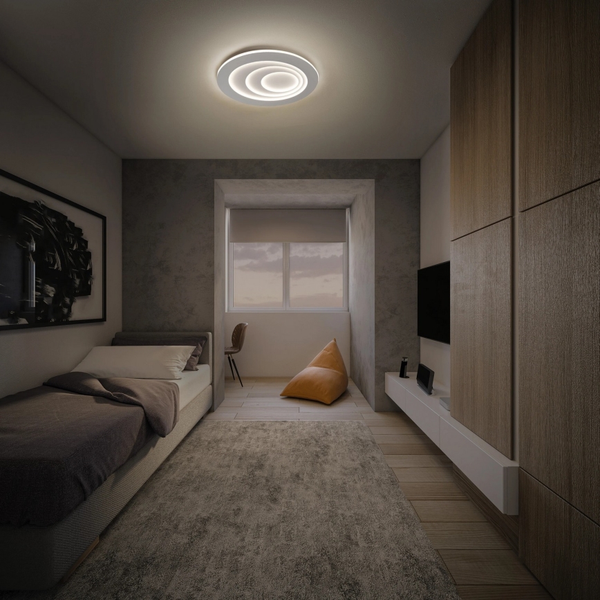 Osram - Plafón LED de techo ORBIS SPIRAL 63W/230V, blanco