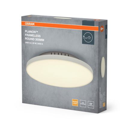 Osram - Plafón LED de techo PLANON LED/20W/230V 3000K Ø 30 cm blanco