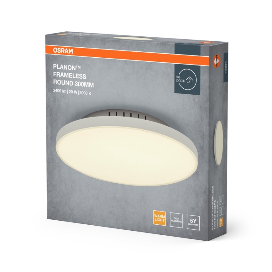 Osram - Plafón LED de techo PLANON LED/20W/230V 3000K Ø 30 cm blanco