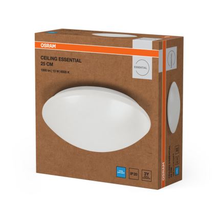 Osram - Plafón LED ESSENTIAL LED/13W/230V 6500K Ø 25 cm