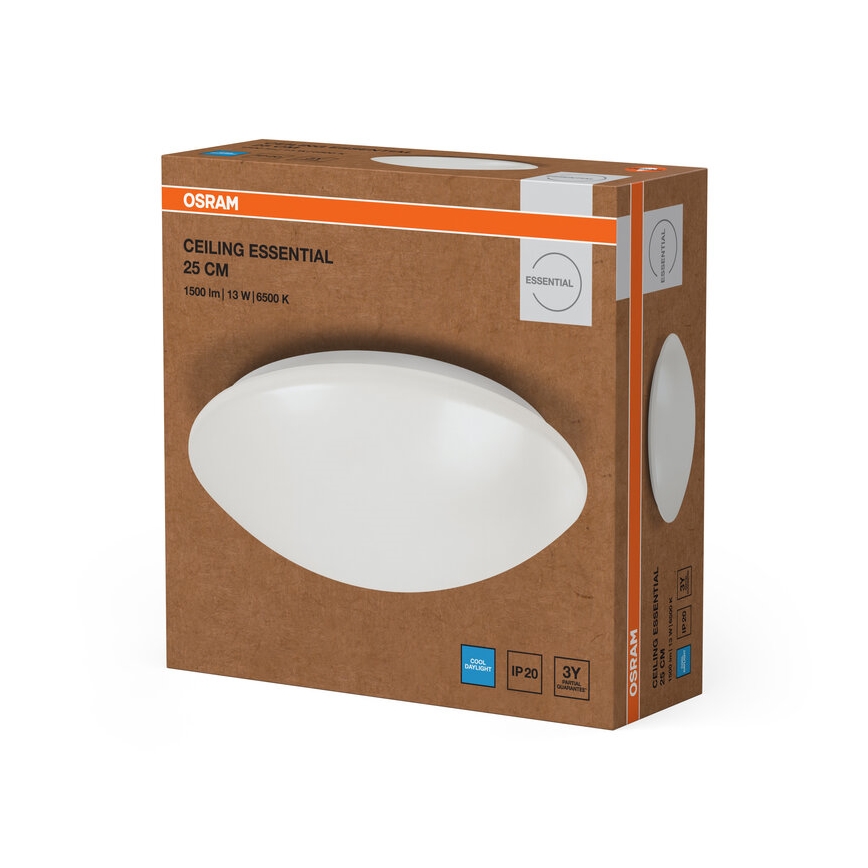Osram - Plafón LED ESSENTIAL LED/13W/230V 6500K Ø 25 cm