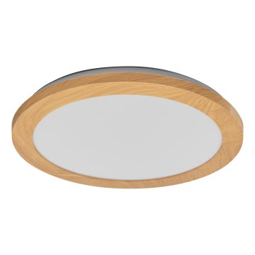 Osram - Plafón LED para baño ORBIS DISC LED/22W/230V 3000/4000K Ø 30 cm IP44 marrón
