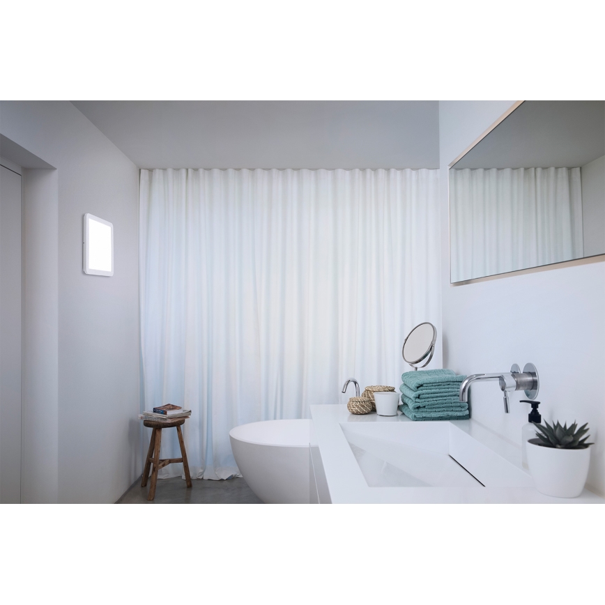 Osram - Plafón LED para baño ORBIS DISC LED/22W/230V 3000/4000K 30x30 cm IP44 blanco