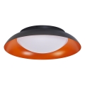 Osram - Plafón LED regulable ORBIS PLATE LED/19W/230V diámetro 31 cm naranja/negro