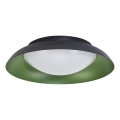 Osram - Plafón LED regulable ORBIS PLATE LED/19W/230V, Ø 31 cm, verde/negro