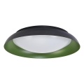 Osram - Plafón LED regulable ORBIS PLATE LED/45W/230V Ø 48 cm verde/negro