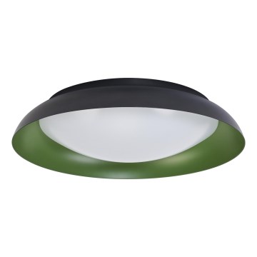 Osram - Plafón LED regulable ORBIS PLATE LED/45W/230V Ø 48 cm verde/negro