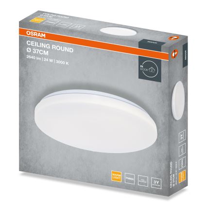 Osram - Plafón LED ROUND, 24 W / 230 V, Ø 37 cm